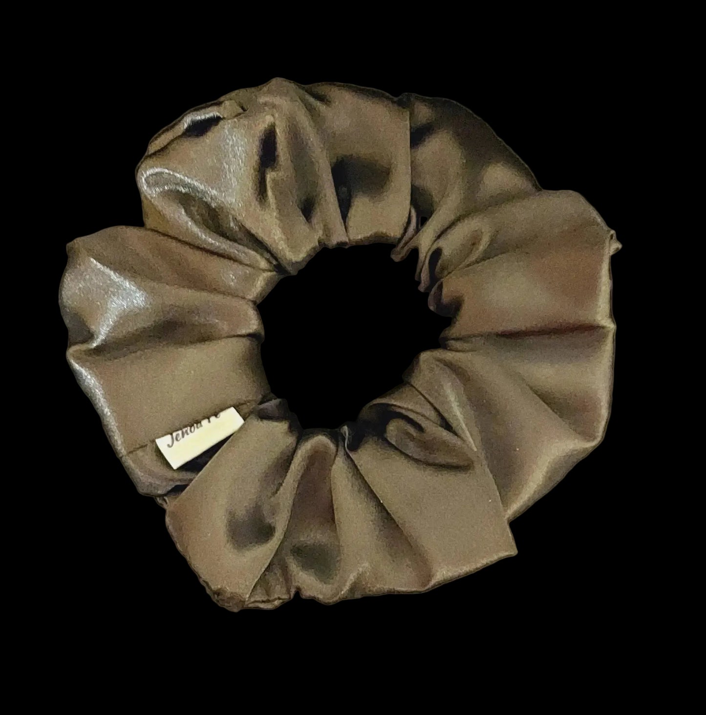 Black Satin Scrunchie