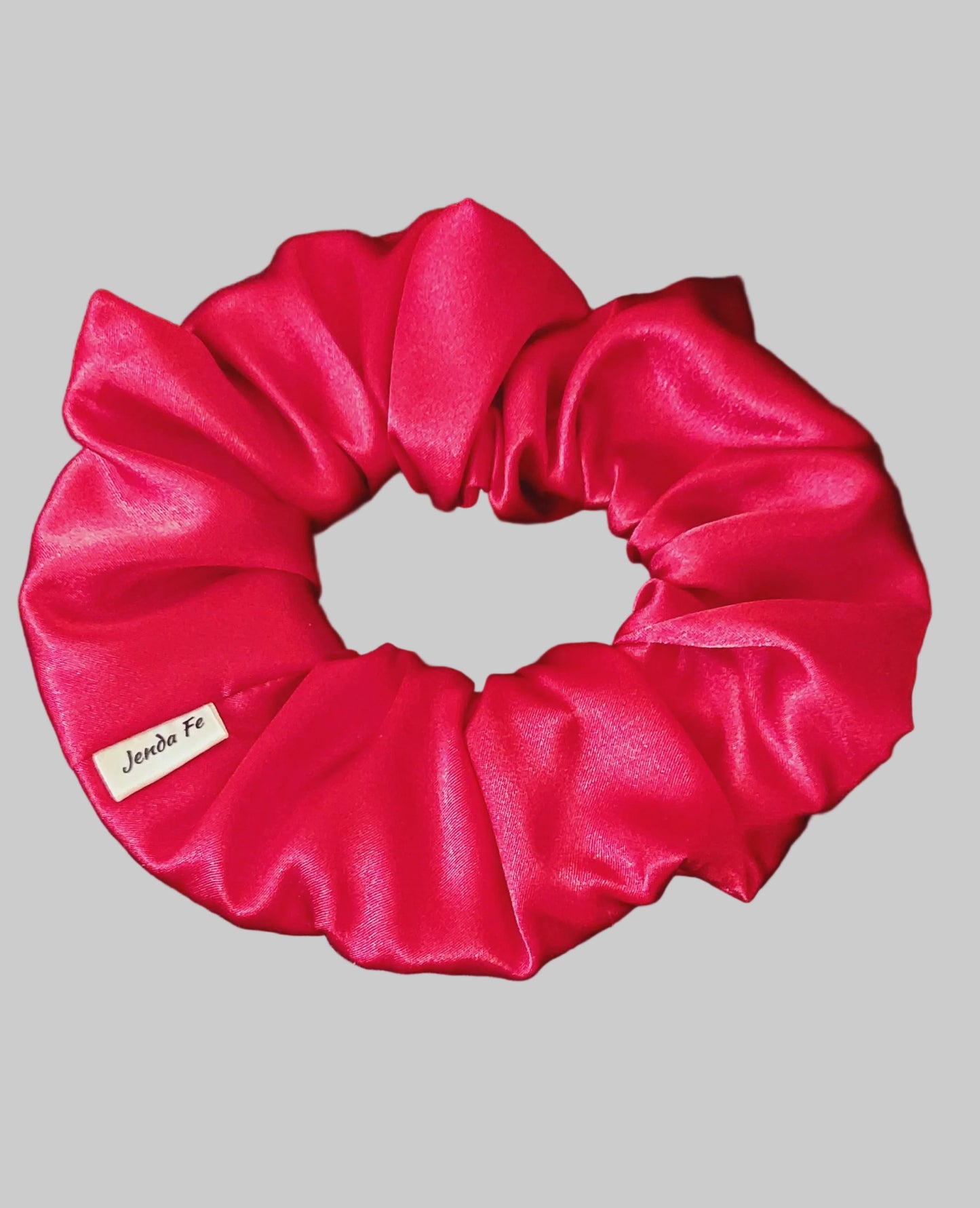 Red Apple Satin Scrunchie