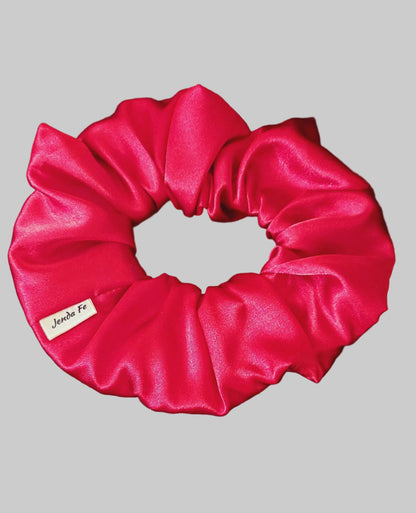 Red Apple Satin Scrunchie